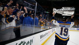 Next Story Image: Bouwmeester, Steen and Blues' other graybeards finally lift Stanley Cup
